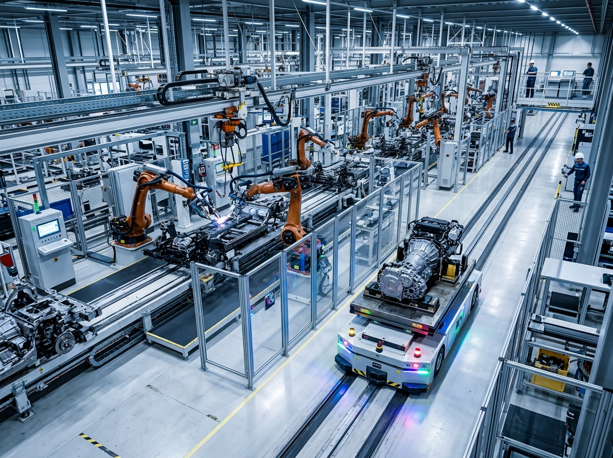 Automated Assembly Line Transfer & Moving Machinery